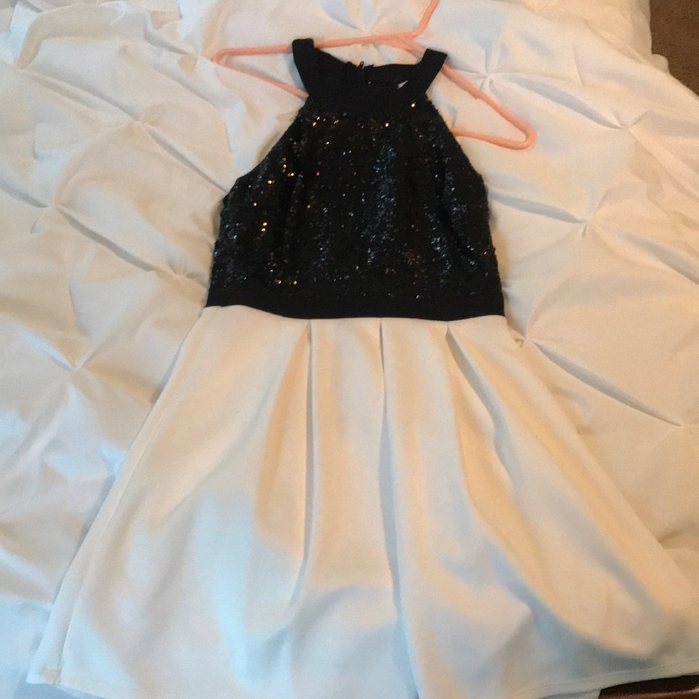 Black and white dress